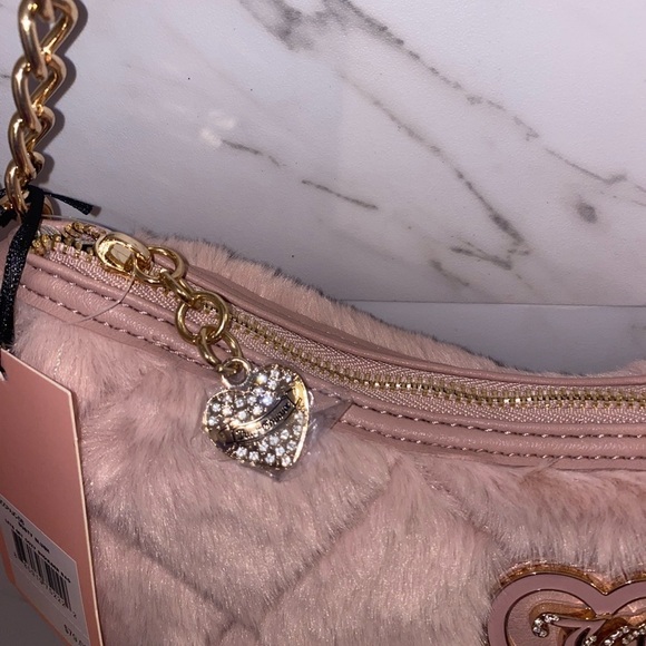 Juicy Couture  Lets Get Cozy Shoulder bag-Dusty Blush - Picture 5 of 6